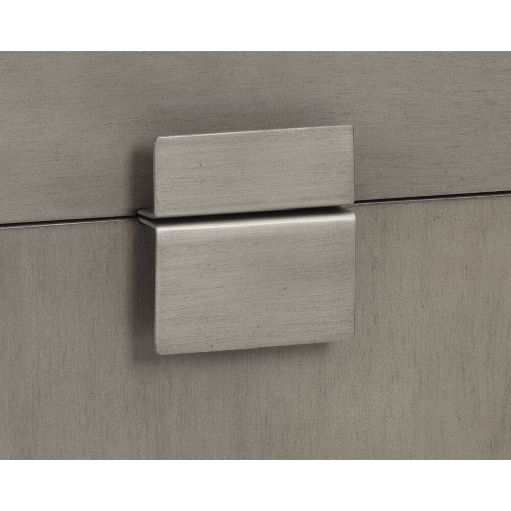 Jade 25.5 X 24.5 inch Antique Silver / Ash Grey Night Stand